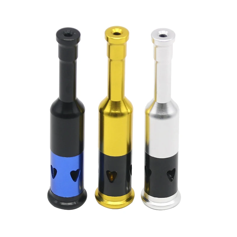 1 шт. Модная креативная портативная трубка для курения из алюминиевого сплава