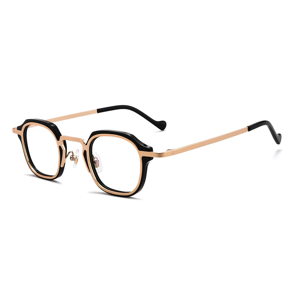 

Vintage Acetate Glasses Frame Men Prescription Myopia Optical Titanium Alloy Eyeglasses Frame Women Male Luxury Brand Eyewear