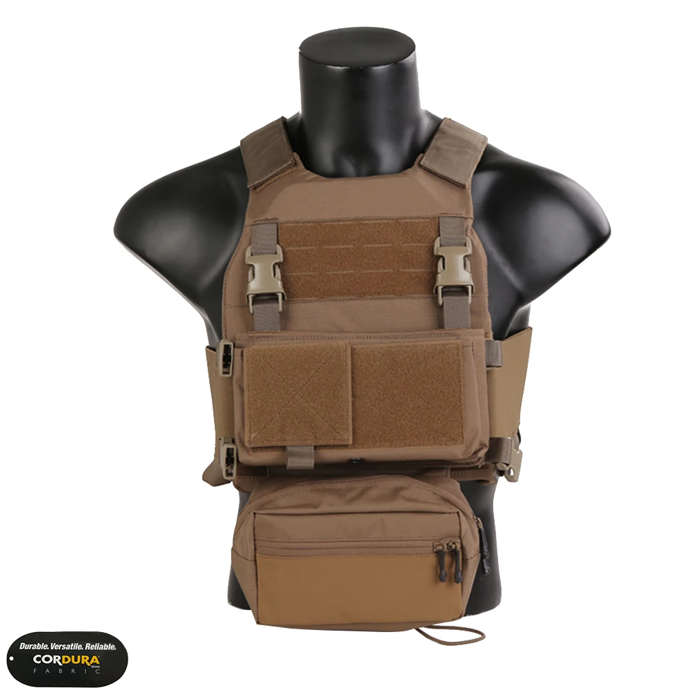 

Emersongear FCS Style VEST W/MK Chest Rig SET Body Armor Rapid Chest Rig Airsoft Army Military Vest em7407