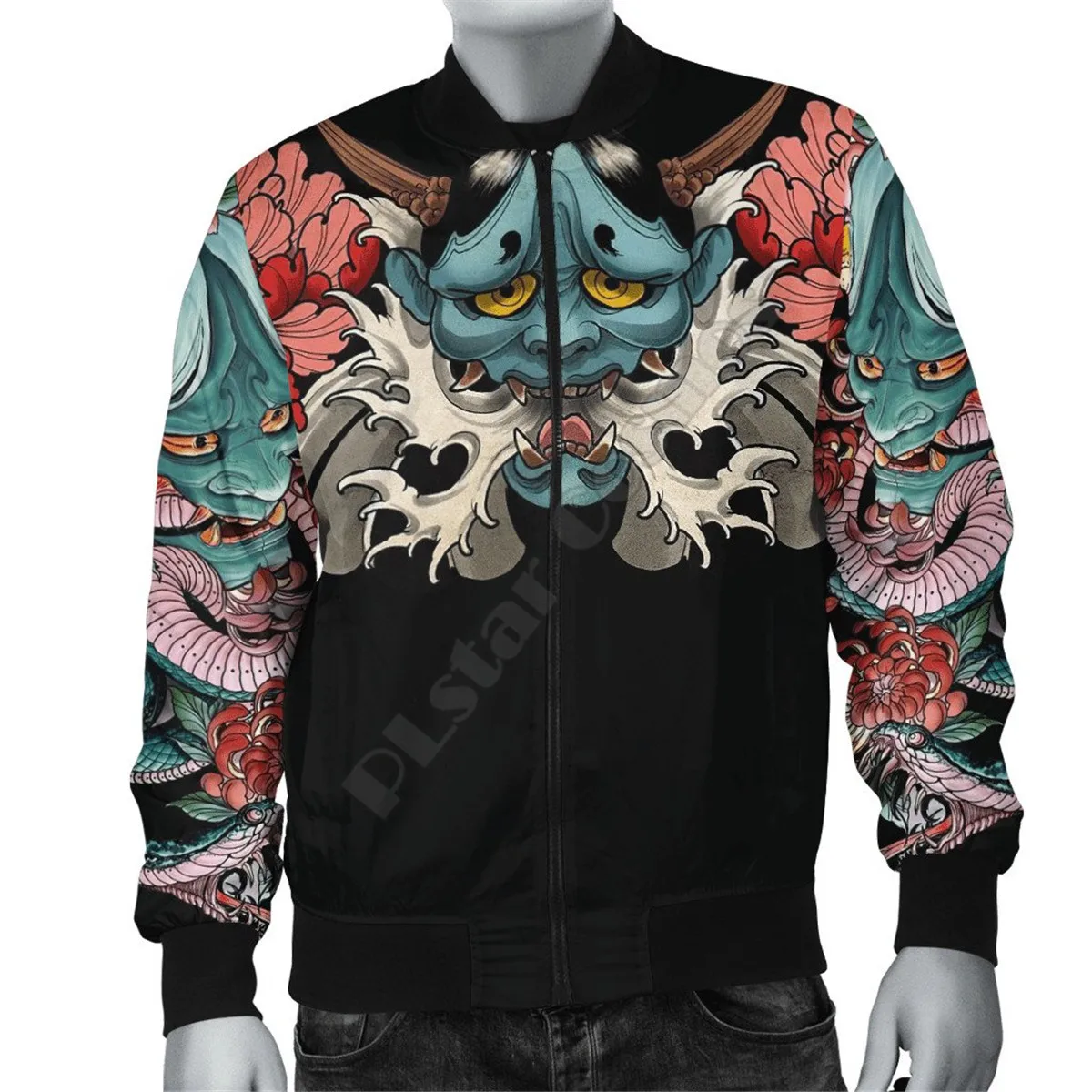 Japan Geisha Tattoo Jackets 3D Printed Jacket Women For Men winter autumn warm zipper coat Halloween costumes