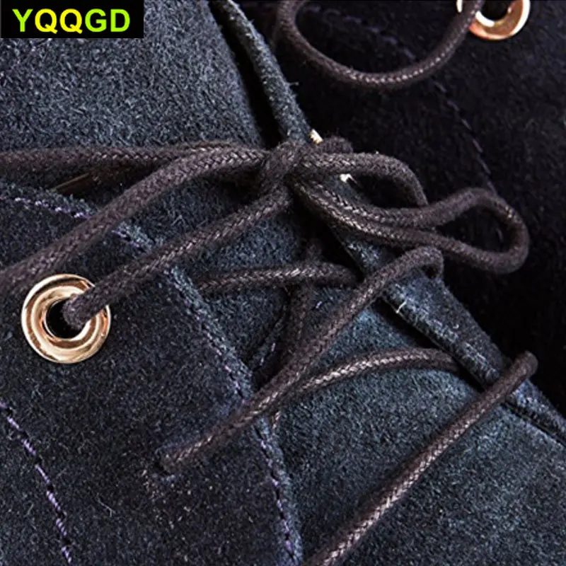 4 пара/лот Обувь с круглым вощеным шнурком Водонепроницаемая хлопковая обувь