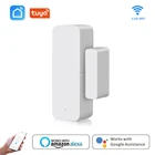 Смарт-детекторы открытиязакрытия двери Tuya, Wi-Fi приложение, совместимое с приложением Alexa Google Home SmartLife