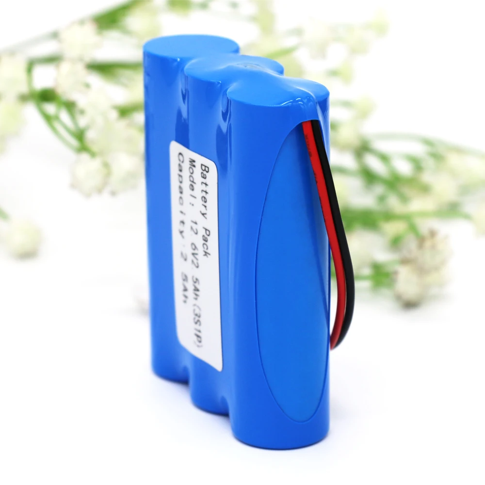 LXIAOYU 12V Battery 3S1P 12.6V/11.1V 2500mAh 18650 Lithium-ion Battery Pack with 5A BMS for Backup Power Ups CCTV Camerar  Etc images - 6