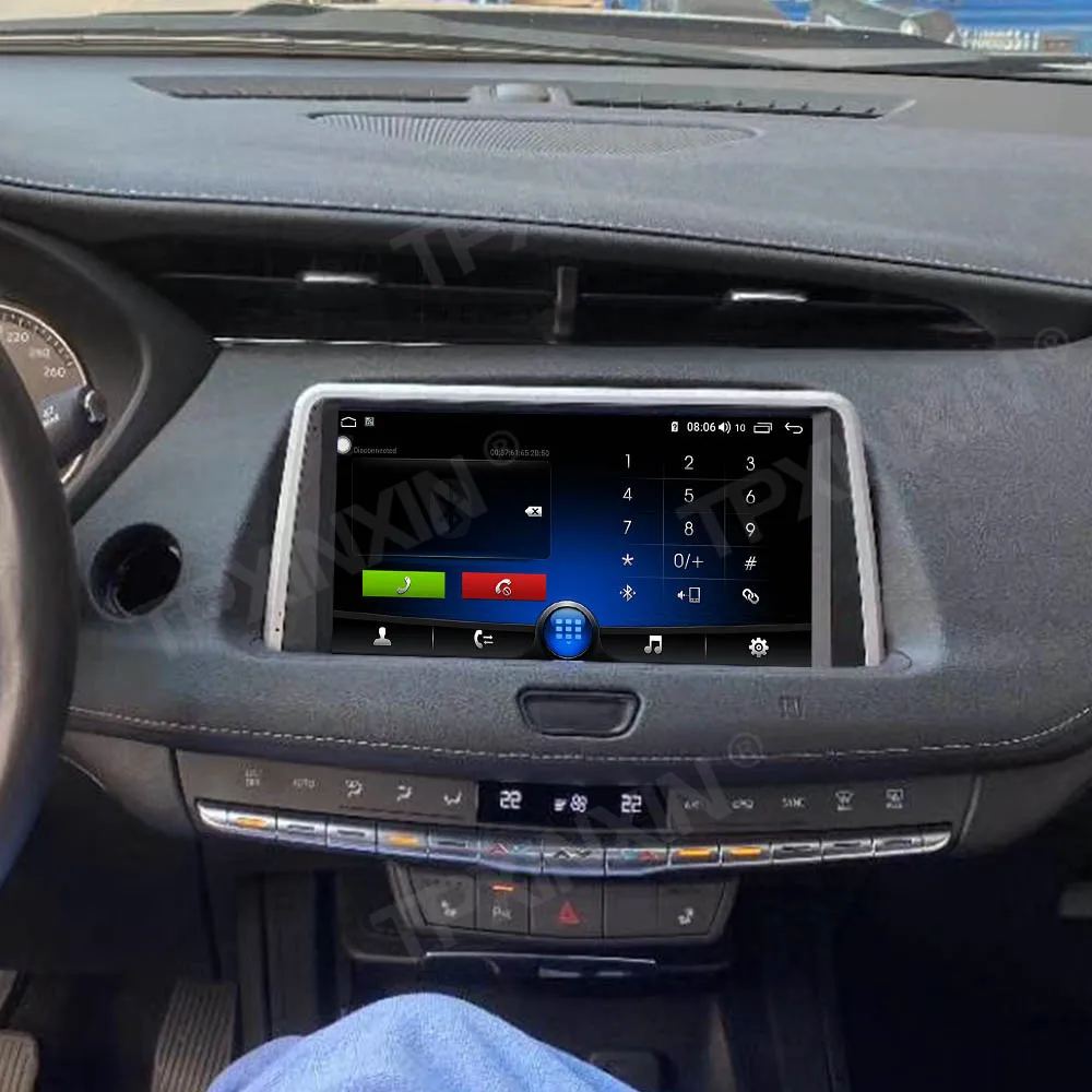 저렴한 캐딜락 XT4 안드로이드 10.0 무선 카플레이 자동차 GPS 네비게이션 자동 헤드 유닛 멀티미디어 플레이어 라디오 테이프 레코더 스테레오 2K, 캐딜락 XT4 용