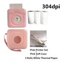 Мини А6 портативный карманный термальный фотопринтер Peripage 304 точекдюйм чековый термопринтер Бумага Impresora Termica Caja Papeles