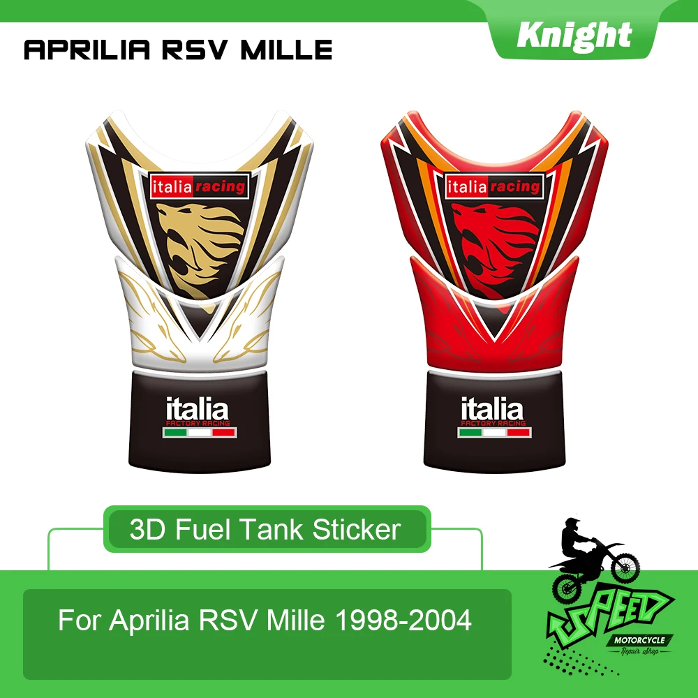 

Motorcycle Fuel Tank Stickers Fishbone Sticker Protective Decals 3D Tank Pad For Aprilia Mille 1998 1999 2000 2001 2002 2003