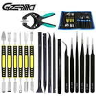 18 в 1 инструмент для ремонта сотовых телефонов Набор двойной металлический Spudger ESD пинцет Открытие ЖК-экран Разборка инструменты для телефона ноутбука SMD