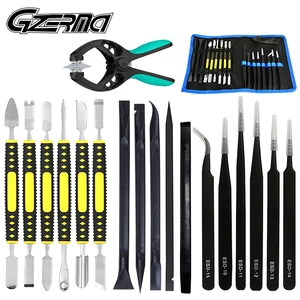18 в 1 инструмент для ремонта сотовых телефонов Набор двойной металлический Spudger ESD пинцет Открытие ЖК-экран Разборка инструменты для телефона ноутбука SMD
