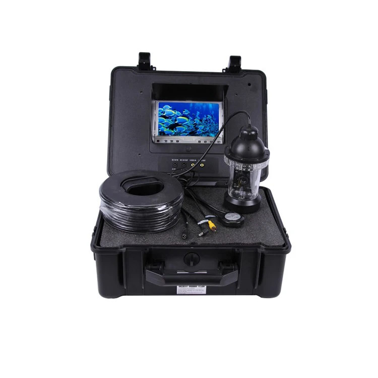 

360 degree rotative camera 7" Color monitor Panning camera system Underwater Camera system fish finder