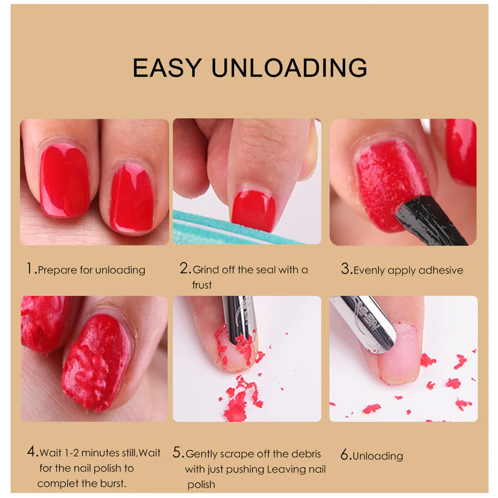 LULAA 2019 New Magic Burst Gel Nail Polish Remover Cleaner UV Degreaser Liquid Remove Sticky Layer Manicure Tools 8ml | Красота и