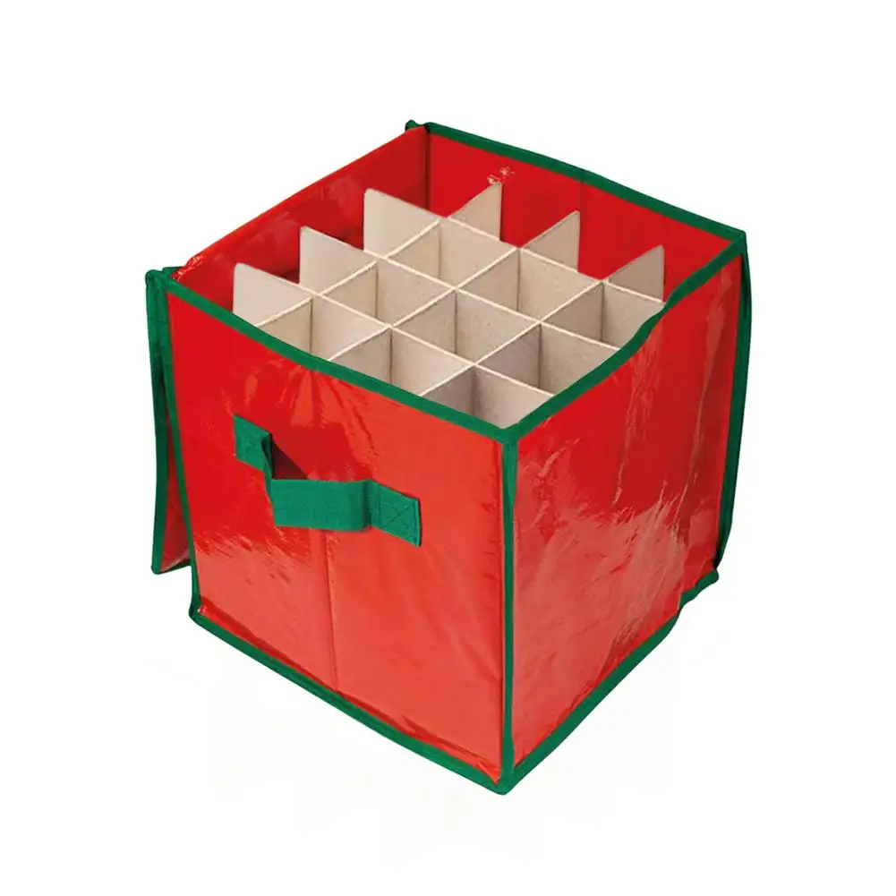 

Christmas Ornament Storage Box New Holiday Accessories Ornament Storage Container Stores Up To 64 Holiday Ornaments Adjustabl