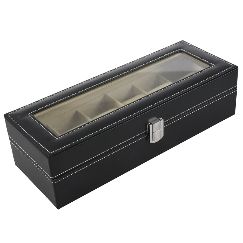 Window Organizer Box for Save 6 Wrist Watches | Украшения и аксессуары