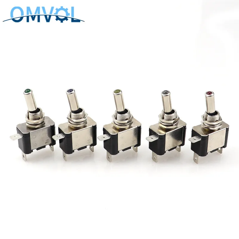 1 шт. светодиодная подсветка вкл/выкл тумблер переключатель Автомобильная Лодка