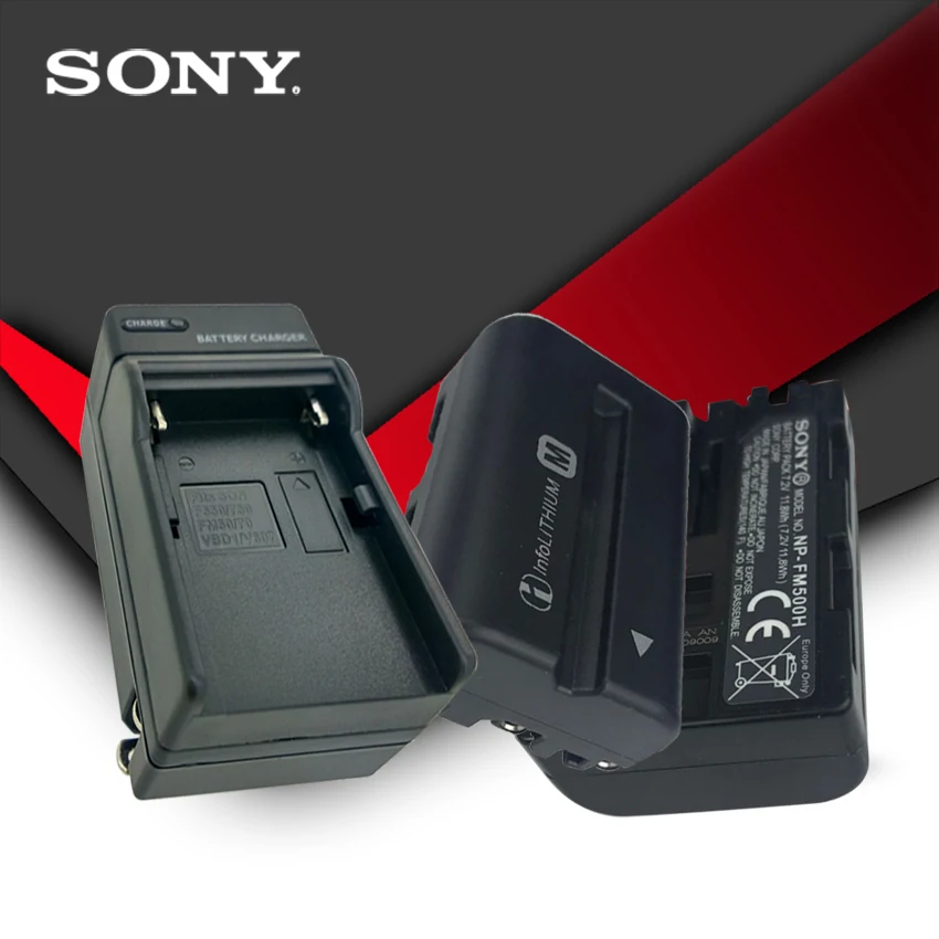 Оригинальный аккумулятор для камеры Sony 2 шт./лот Аккумулятор NP FM500H FM50 A57 A65 A77 A450 | Цифровые аккумуляторы -32950736991