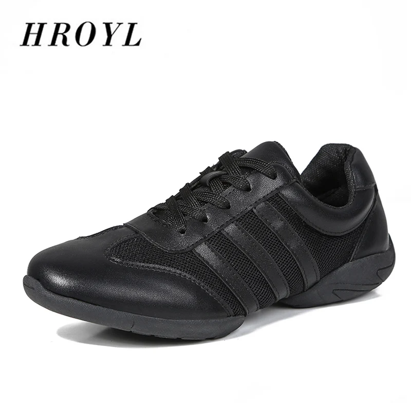 HROYL 2020 новый латинский современный танец женская обувь Танцевальные Кроссовки с