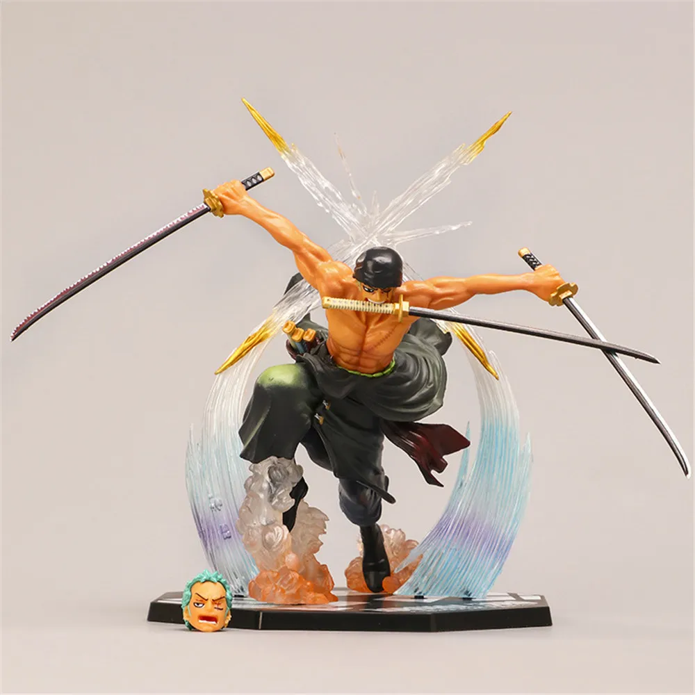 

Тройной нож из аниме Ronoa Zoro Ghost 3D2Y Экшн-фигурка из ПВХ, 17 см