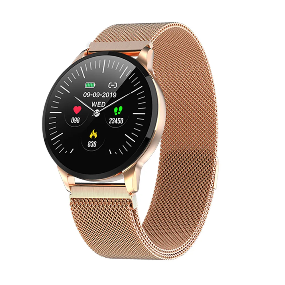Greentiger Новые смарт-часы для фитнеса для женщин монитор сердечного ритма Bluetooth Шагомер сенсорный Интеллектуальный спортивный Smartwatch VS L5 L7 F8