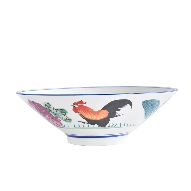 Керамическая миска для супа миски пениса и риса китайская винтажная фарфоровая