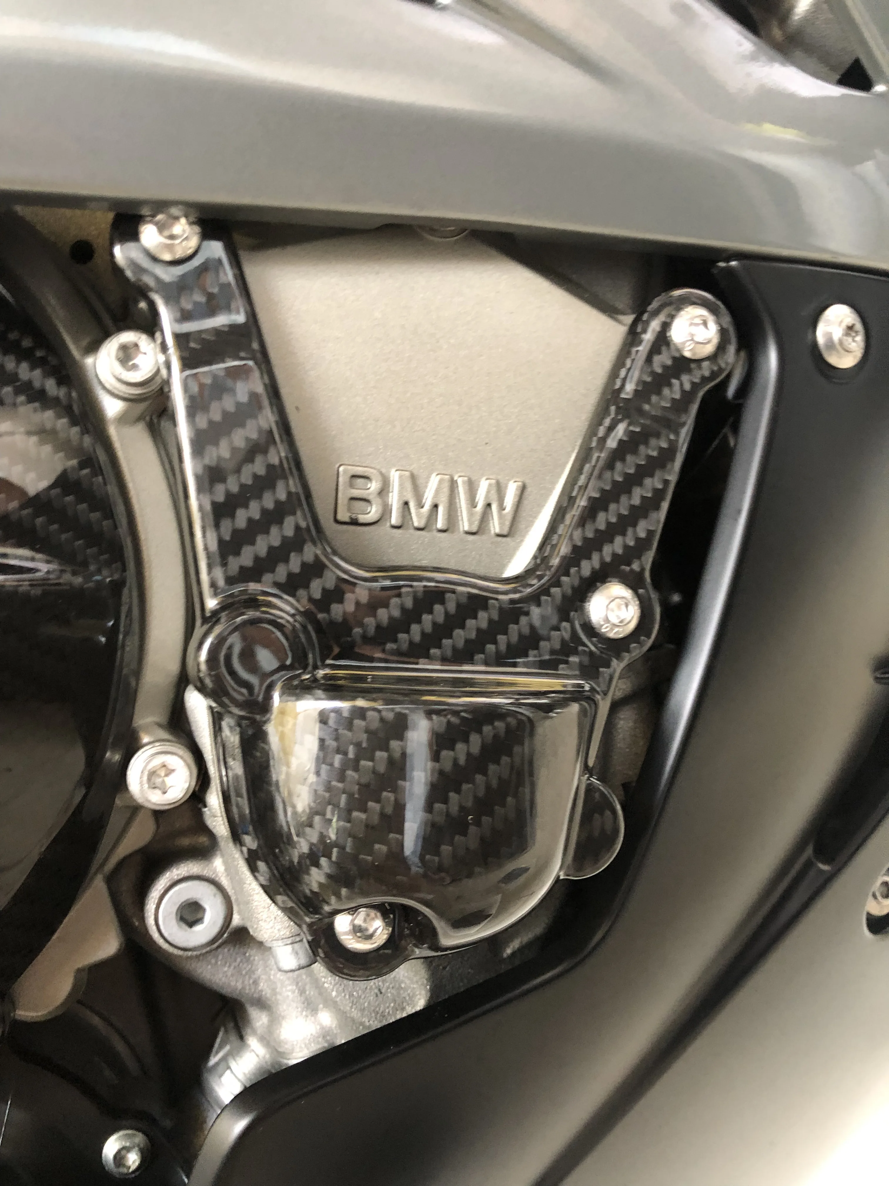 Перехват крышки статора крышка двигателя для BMW S1000RR 2017 2018 S1000R 2014 полностью из