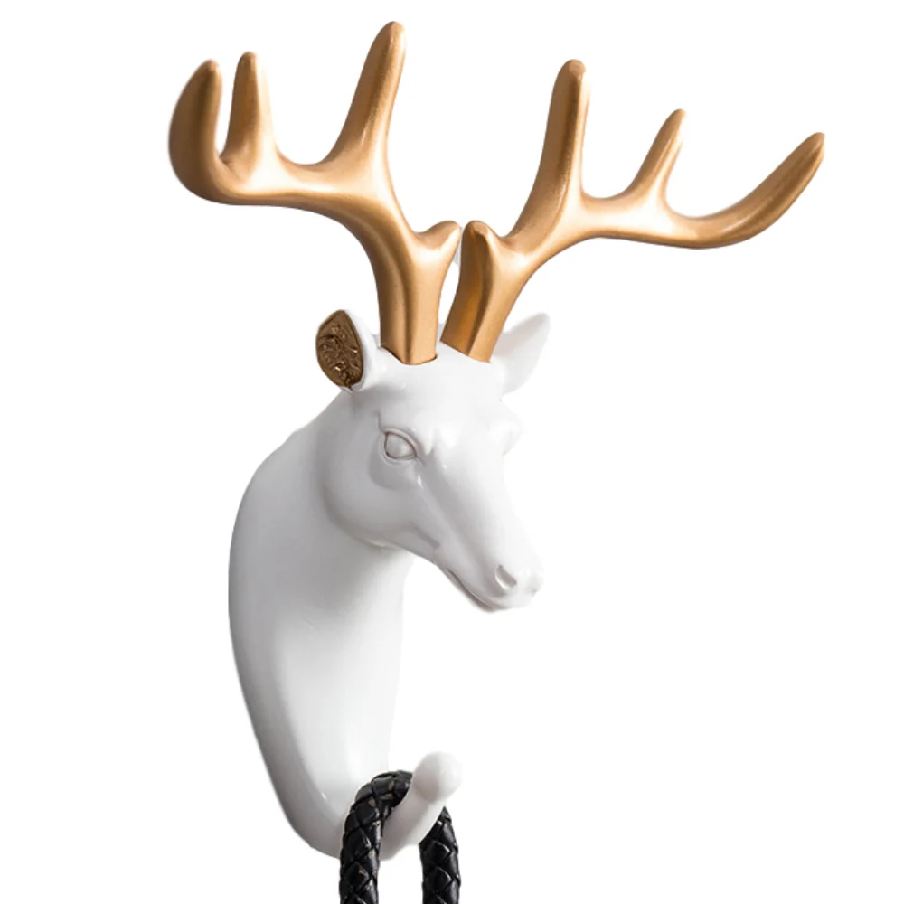 

Hook Animal wall Porch Household Milu deer Rhinoceros Horse Elephant creative lovely decoration Wall hanging coatrack