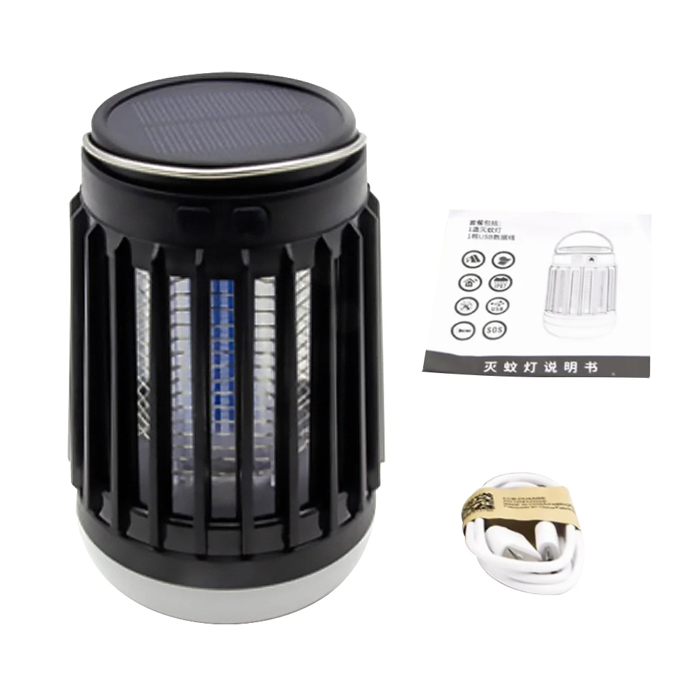 

3 in1 LED Solar Power Mosquito Killer Lamp USB Insect Bug Mosquito Outdoor Repellent Light Insect Bug Mosquito Trap Camping 2