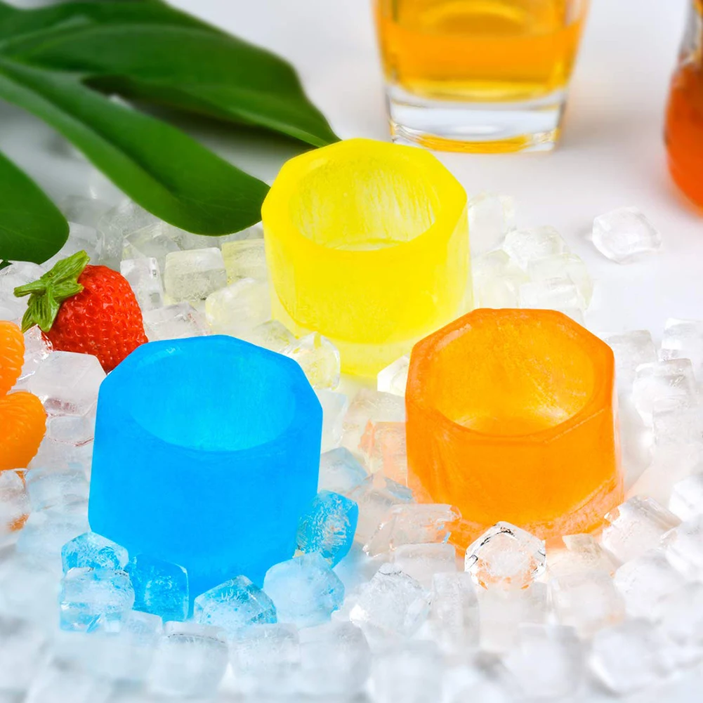 3 отверстия круглая силиконовая форма с геометрическим рисунком бетонный