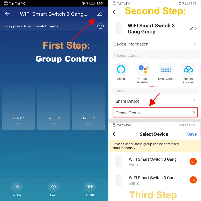 

Tuya Smart Life Wi-Fi European standard voice remote control touch switch smart switch Work with Amazon Alexa/Google Home 2020