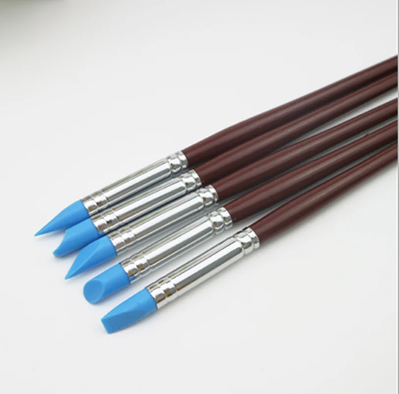 5 шт. Набор для лепки из глины сглаживающий восковой резьбы керамические