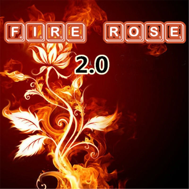 Волшебные трюки Fire Rose 2 0 магический реквизит иллюзия сценический трюк крупным