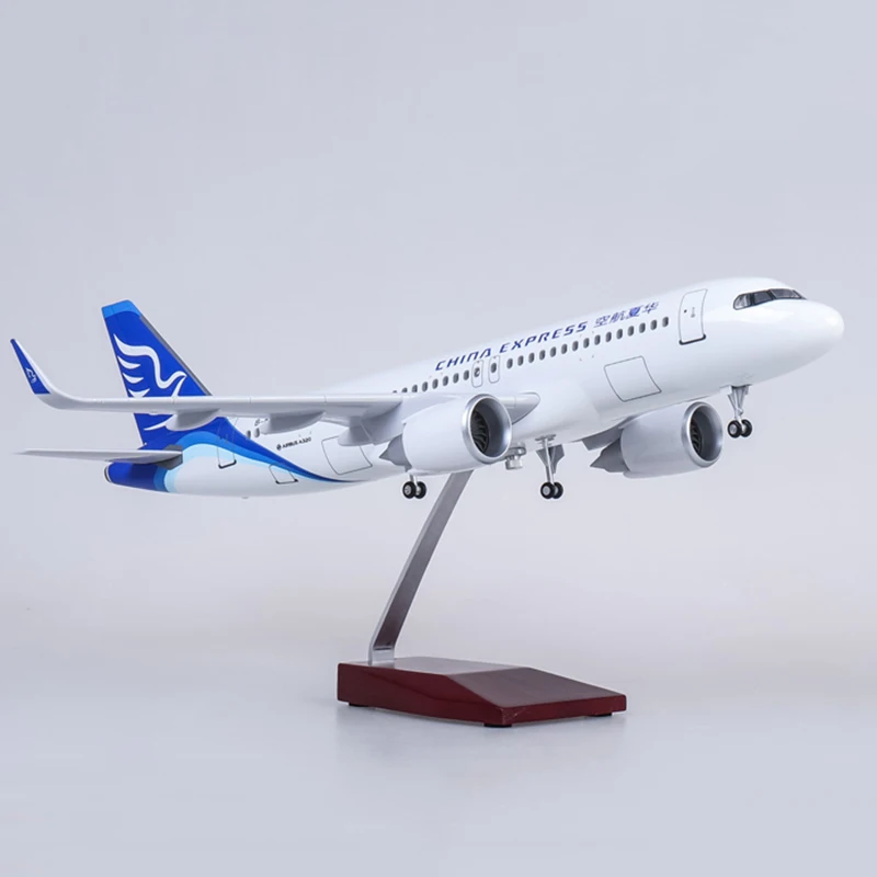 47 см стоячая модель самолета 1/80 масштаб Airbus A320 NEO China Express авиационная