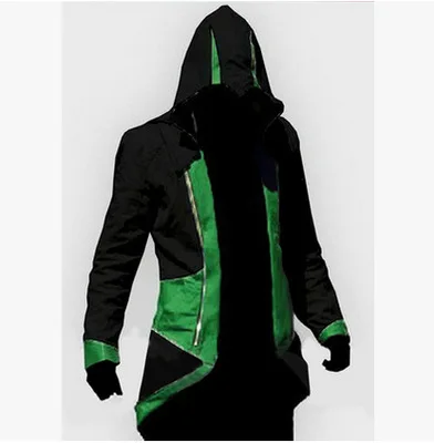 Assassin's Creed 3 Аниме игры Conner куртка Красный Черный 11 цветов выбор пальто Cos косплей