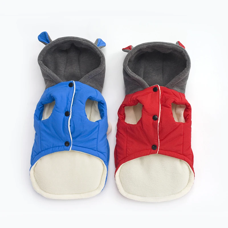 Осенне-зимнее пальто для собак хлопковая одежда в виде обезьяны щенков