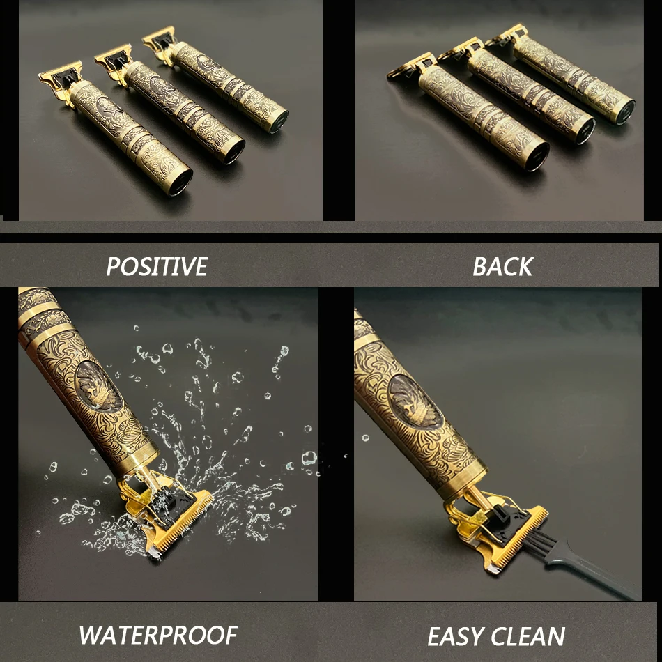 Профессиональная электрическая машинка для стрижки волос T9 моющийся