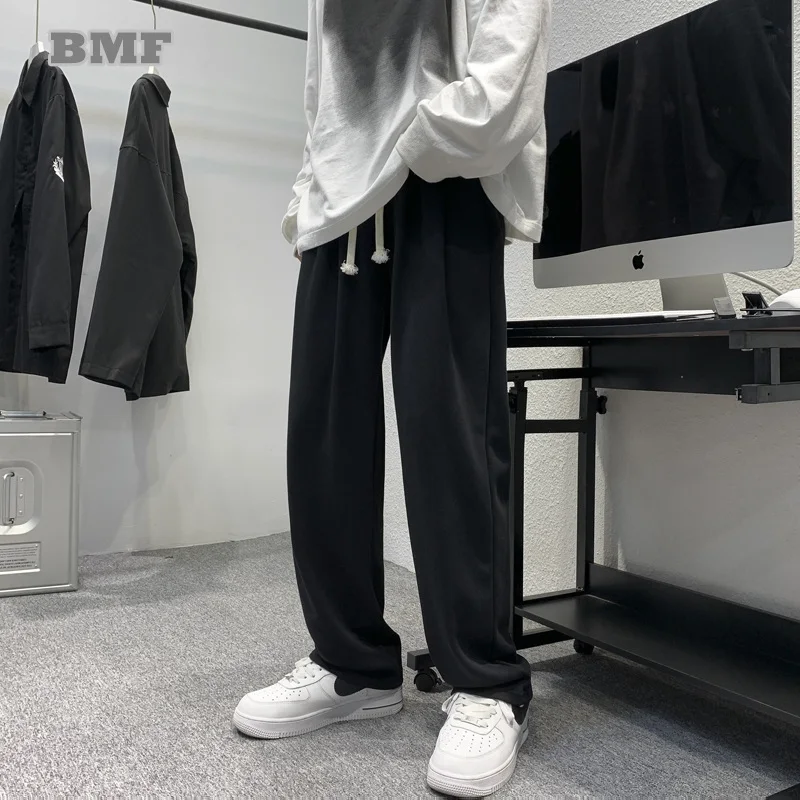 

Spring Autumn Korean Streetwear Fashion Casual Sports Pants Kpop Couple Sweatpants Unisex Hip Hop Running Trousers Men Women