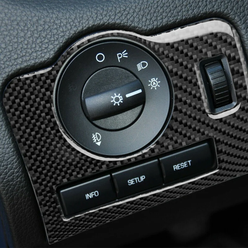 Кнопка переключателя автомобильной фары крышка рамка отделка для Ford Mustang 2009