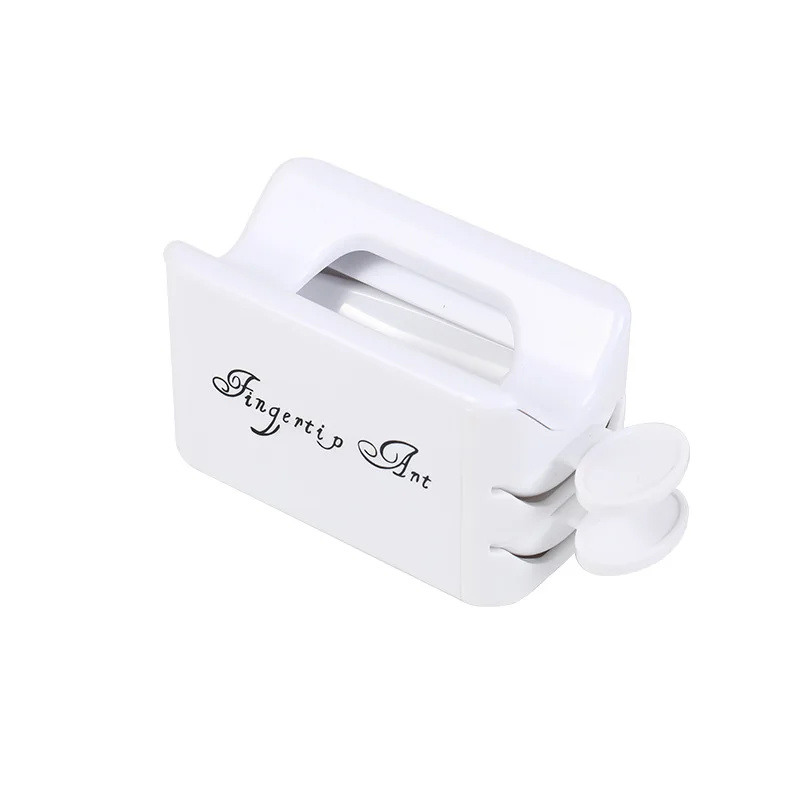 

Nail Art Double French Powder Box Powder Jewelry Recycling Box Storage Box Portable Infiltration Powder Container Manicure Tools