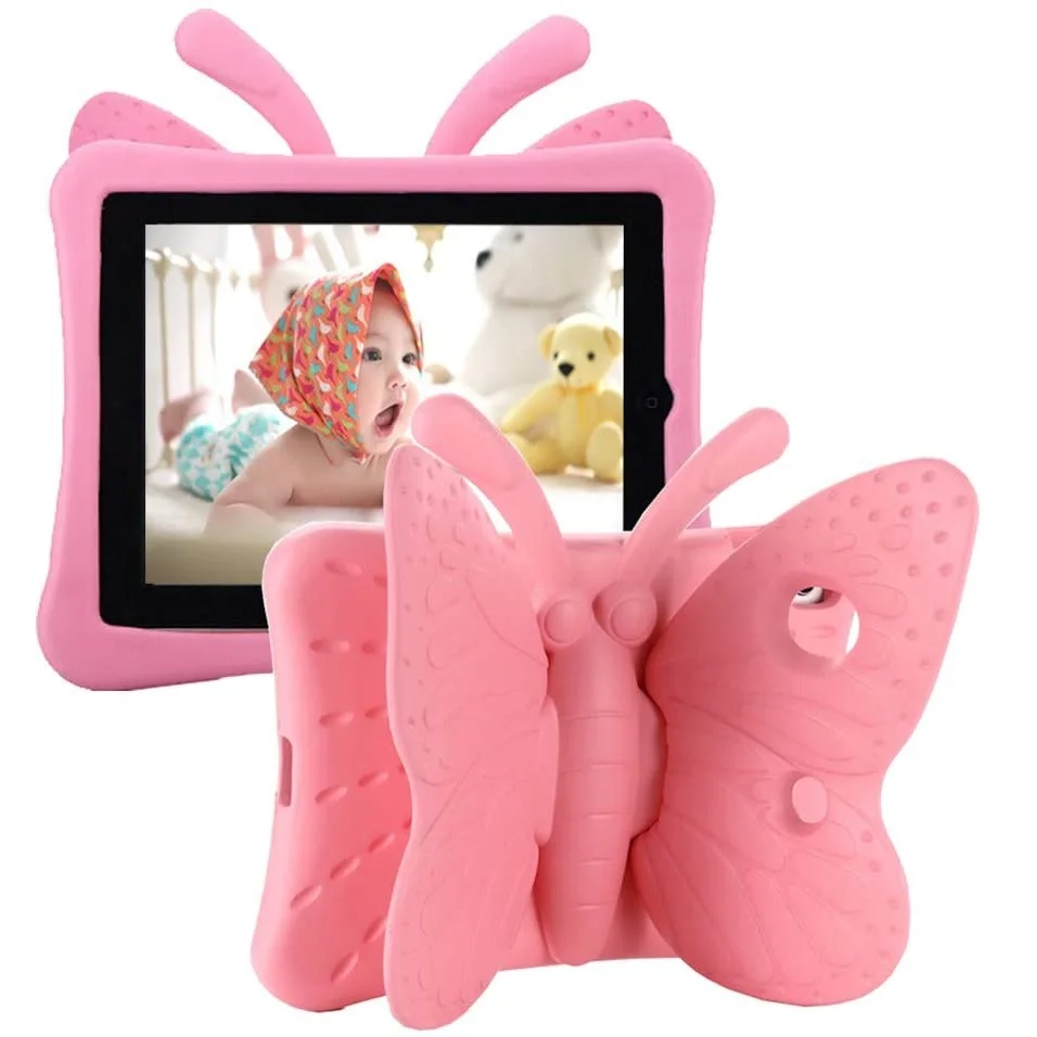 

For iPad 7.9 inch Case 3D Cartoon Butterfly Cover for Mini 5 4 2019 Non-toxic EVA Kickstand Kid-proof IPad Mini 1 2 3 4 5 Tablet