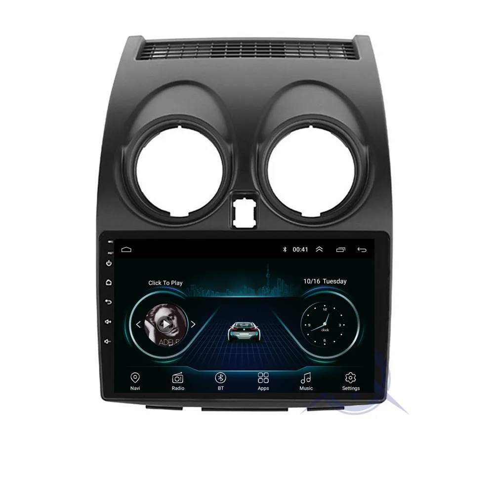 Мультимедийный проигрыватель для NISSAN Qashqai Android 10 1 4G LTE 2008 2009 2010 2011 2012 стерео