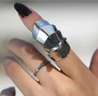 1 шт., новинка, модное креативное металлическое кольцо в стиле ретро-панк