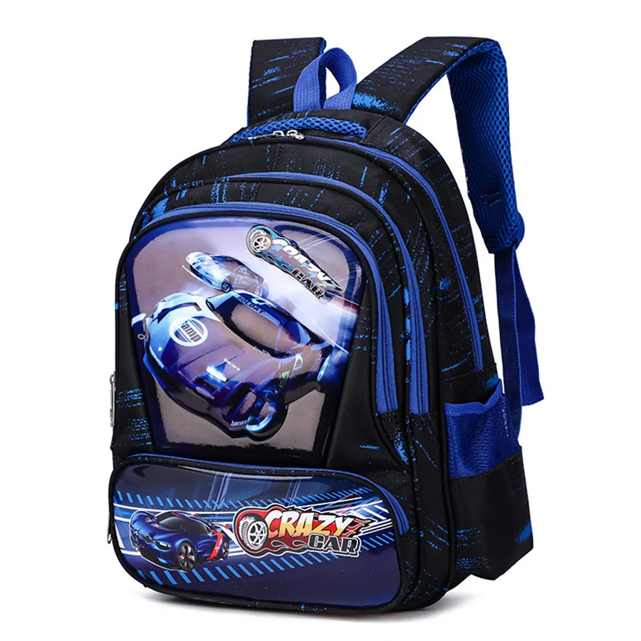 Новинка ранцы для мальчиков и девочек с рисунком в виде машинок детские