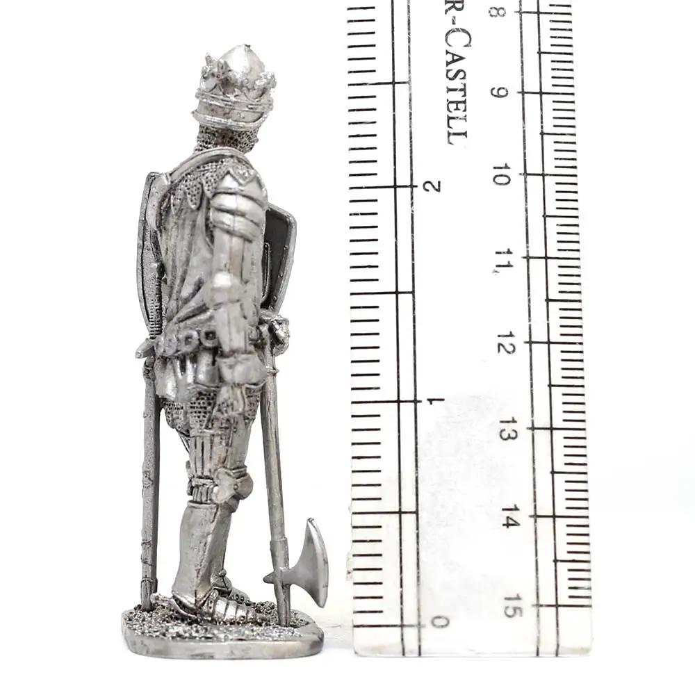 Король Франции Иоанн Второй Добрый 1356 год - оловянный солдатик фигурка 54 мм M237