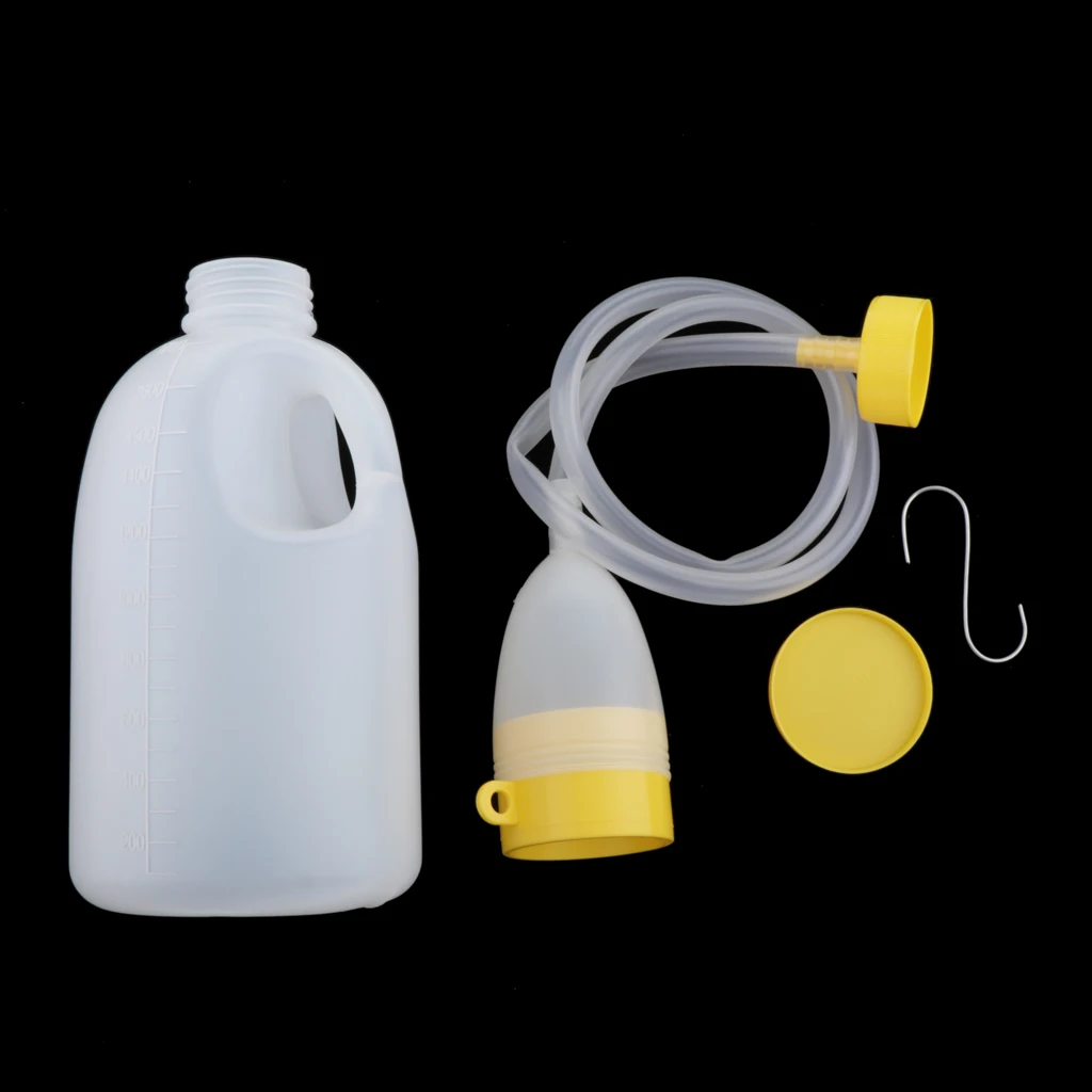 1700ml Travel Emergency Toilet Bucket Car Outdoor Male Bed Pee Urinal Tube Bottle Night Drainage for Camping | Красота и здоровье