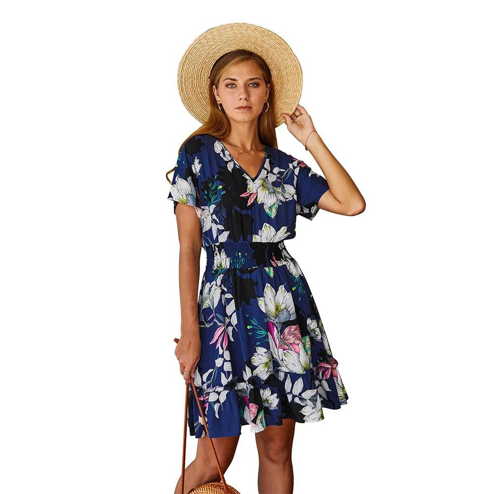 

2021 Summer Dress Women's Little Fragrance Sexy Skirt Chiffon