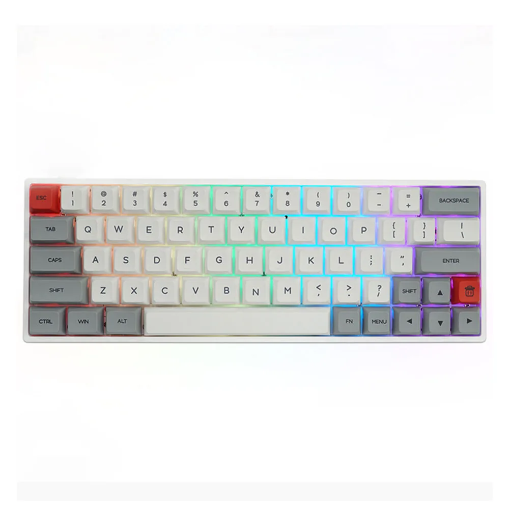 64 клавиши левая сдвига сублимации PBT Keycaps для Cherry Mx Переключатель Механическая