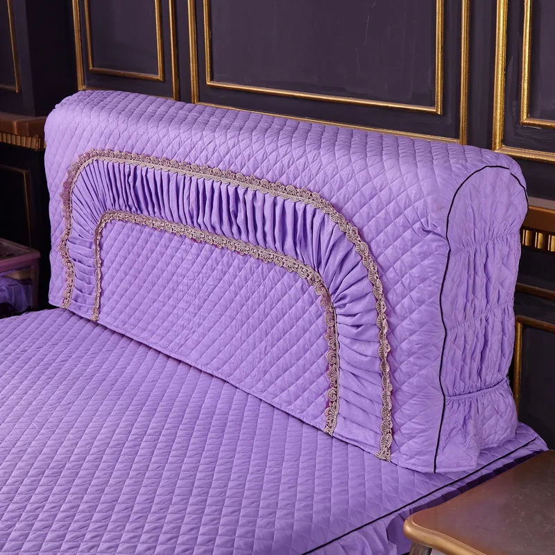 Полноразмерный трехслойный Хлопковый чехол для кровати в европейском стиле