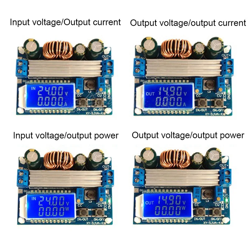 DC Автоматический повышающий/понижающий преобразователь CC CV модуль питания 0 5-30 в