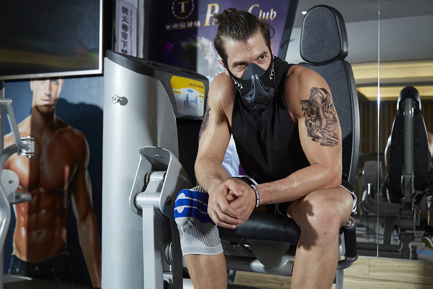 Спортивная маска для бега FDBRO Спортивная маска шестискоростная тренировочная противокислородная защита сопротивление кислороду высота кардио маска для выносливости