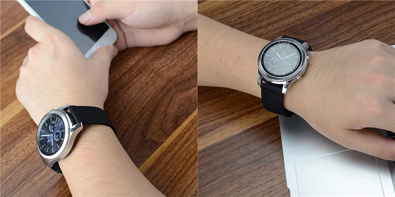 Ремешок Nato для samsung Galaxy watch 46 мм Active 2 42 мм gear S3 Frontier Amazfit ремешок Bip huawei watch GT 20 мм 22 мм ремешок для часов