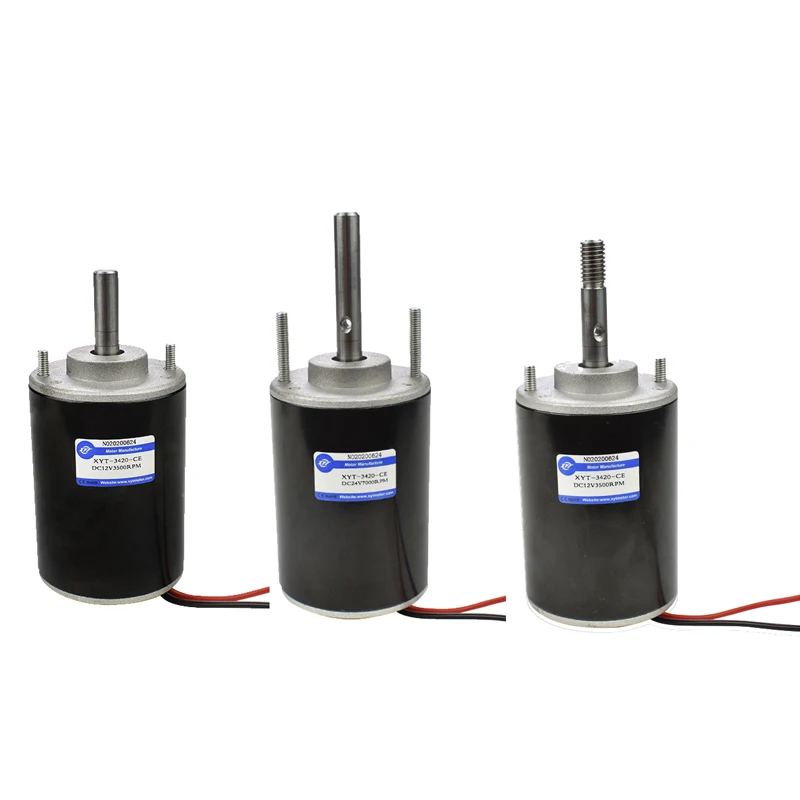 

3pcs/set 3420 Miniature DC Gear Motor 12V 24V Permanent Magnet Motor with Long Shaft / Short Shaft / Threaded Shaft DC Motor Set