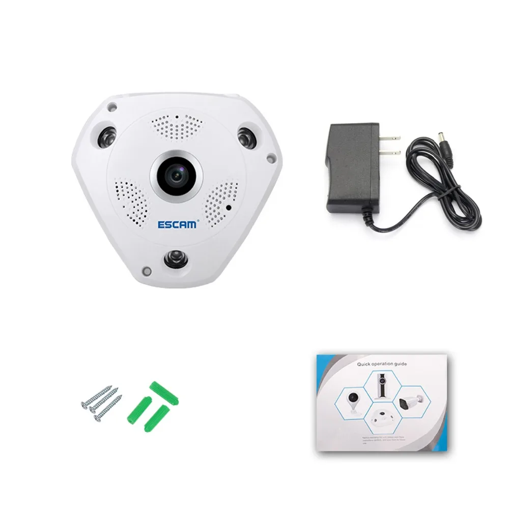 Сетевая Wi-Fi камера ESCAM Shark QP180 960P 1 44 мм | Безопасность и защита